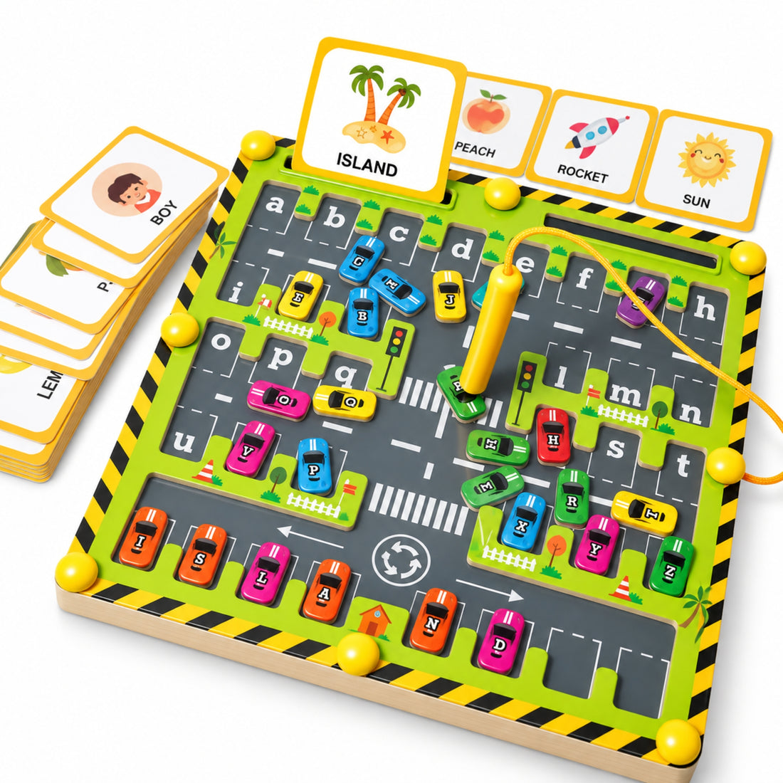 Montessori Alphabet Car Maze
