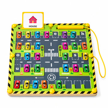 Montessori Alphabet Car Maze