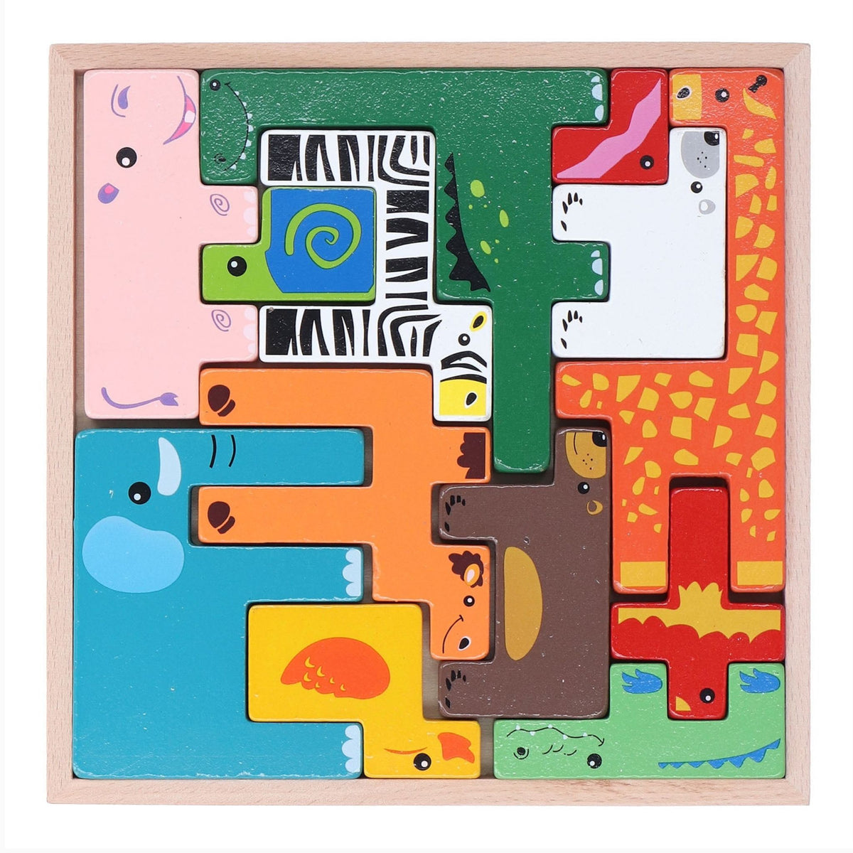 Montessori Animal Building Blocks | Clever Toys Box
