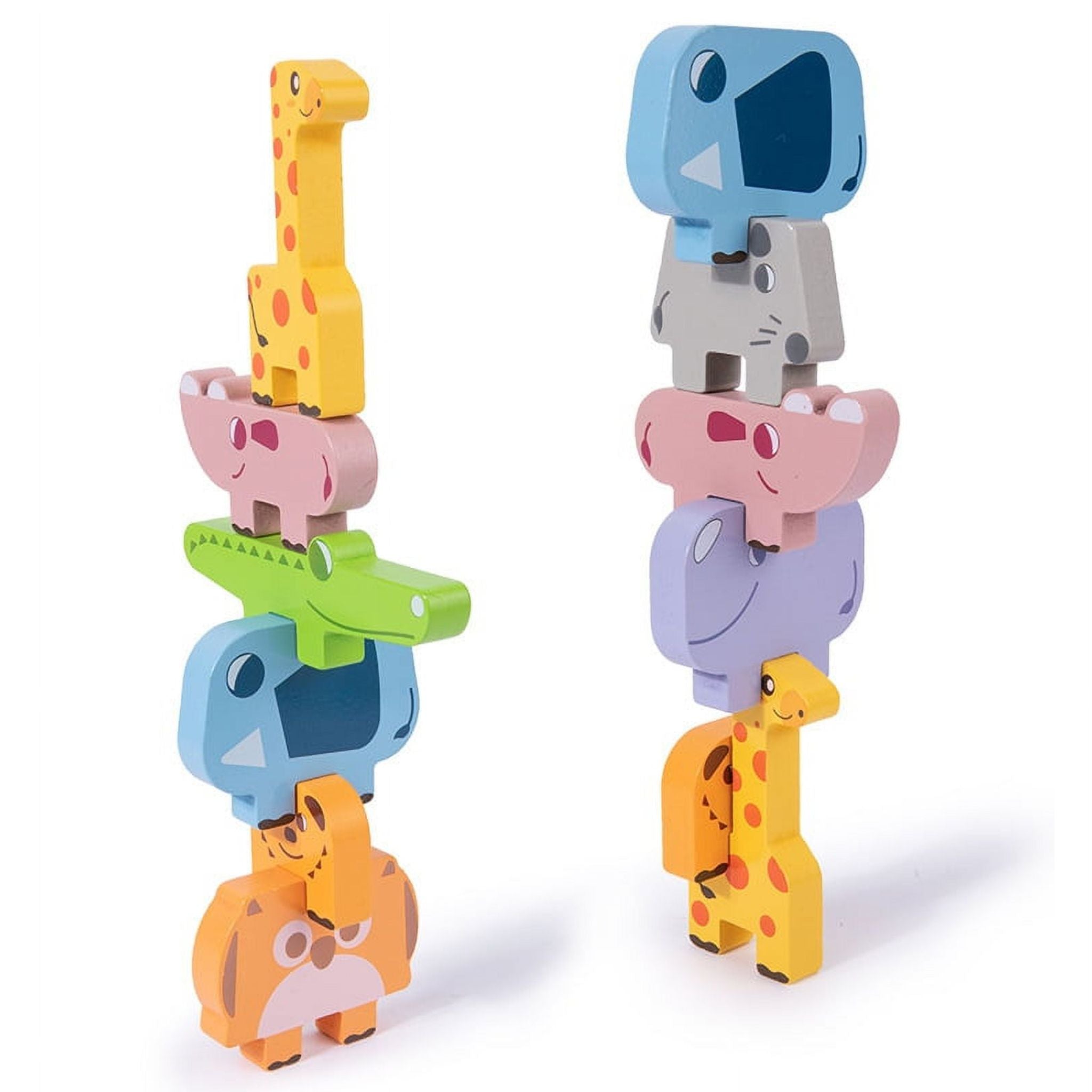 Animal Using Mab Blocks Montessori Animal Stacking Blocks | Clever Toys Box
