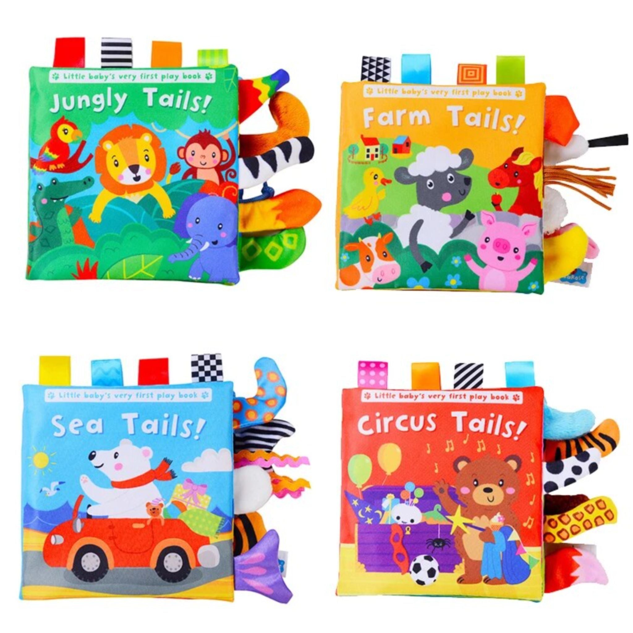 Montessori Animal Tails Soft Book