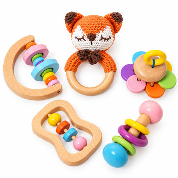 Montessori Baby Rattle Set