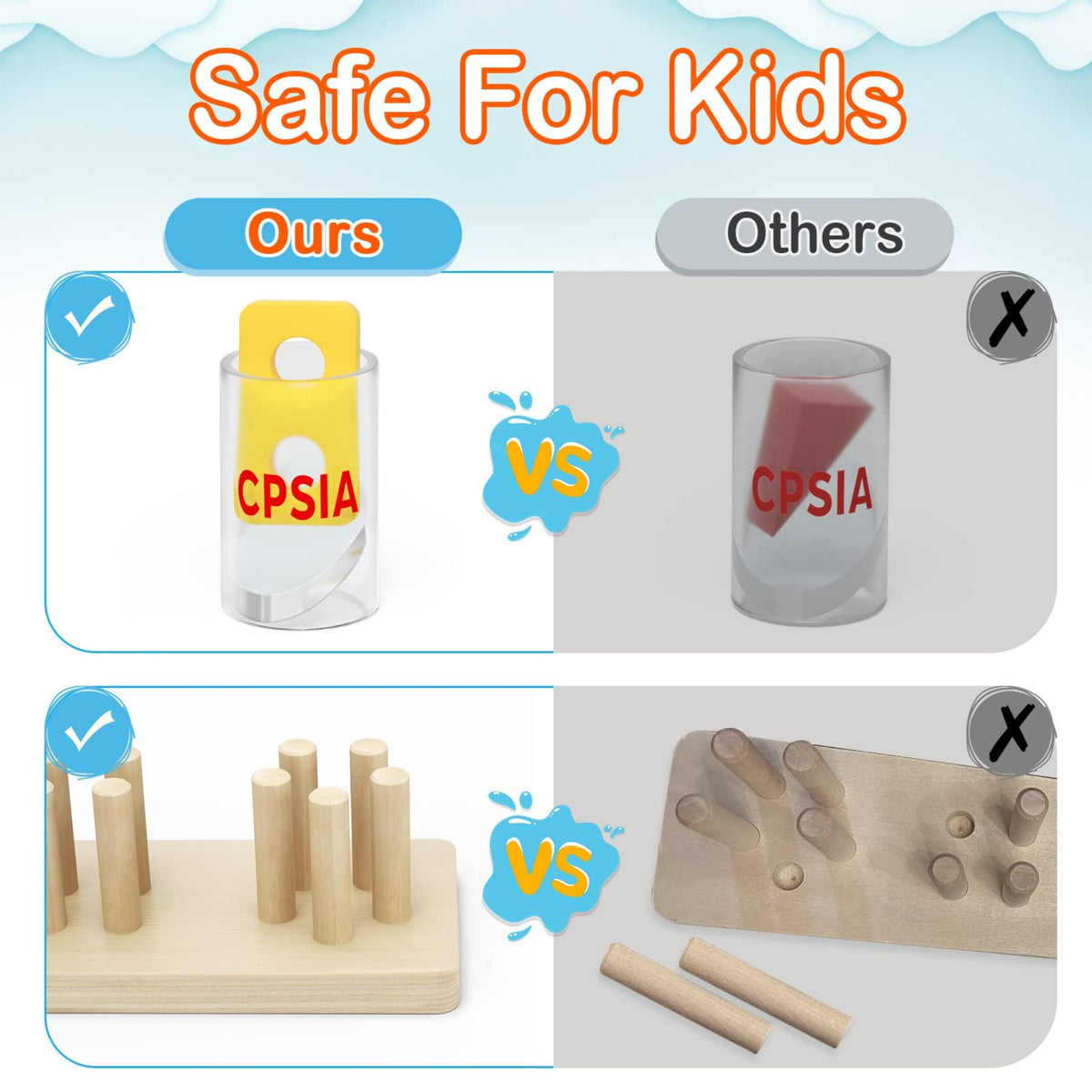 Montessori Building Blocks | Clever Toys Box