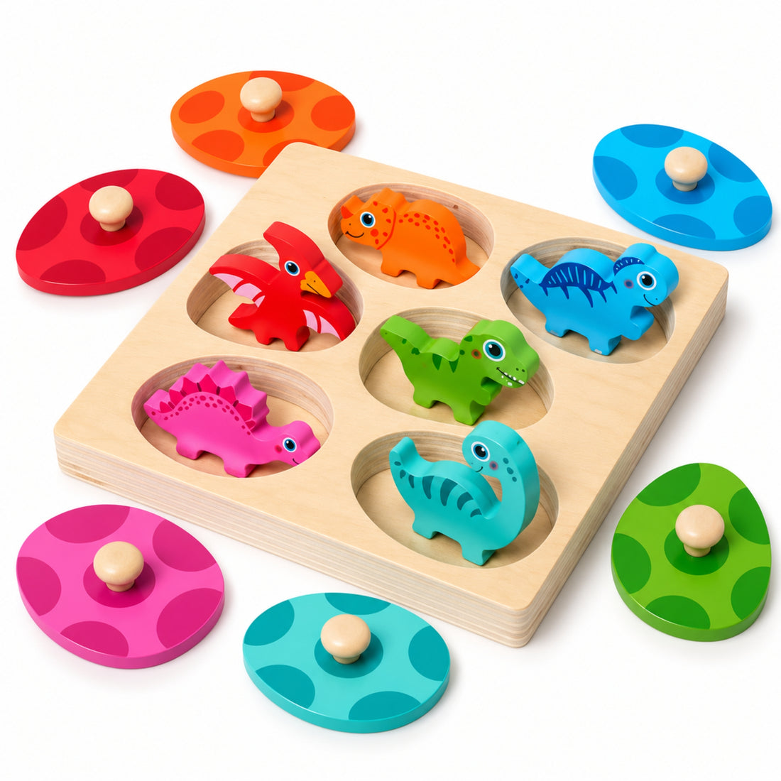Montessori Dinosaur Egg Match
