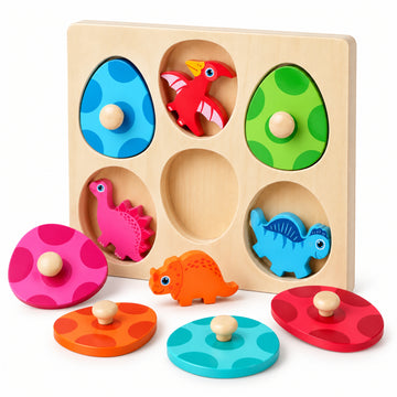 Montessori Dinosaur Egg Match