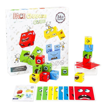 Montessori Face Change Cubes