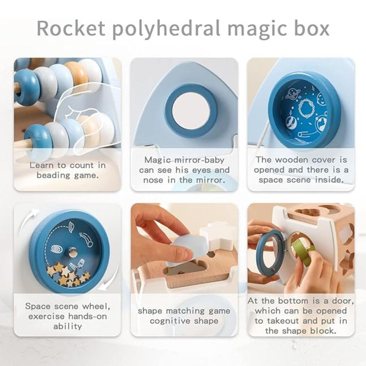Montessori Learning Rocket | Clever Toys Box