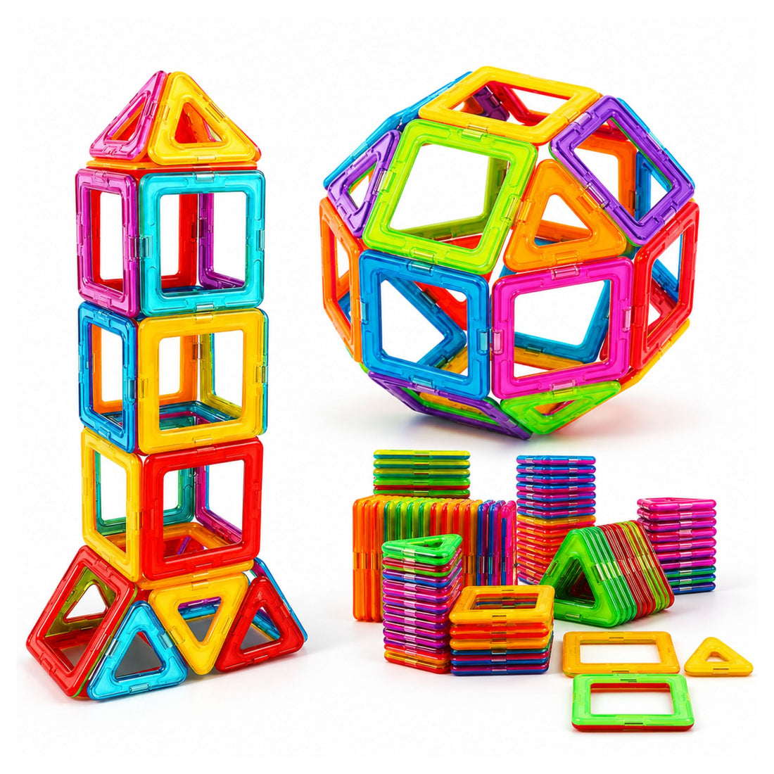Montessori Magnetic Building Blocks