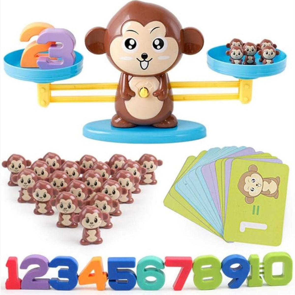 Montessori Monkey Math Balance | Clever Toys Box