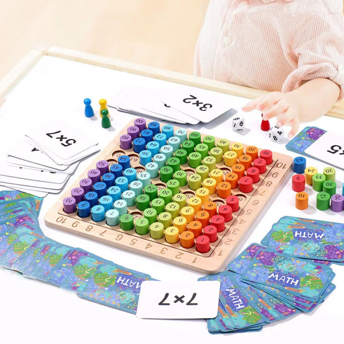 Montessori Multiplication Board Game