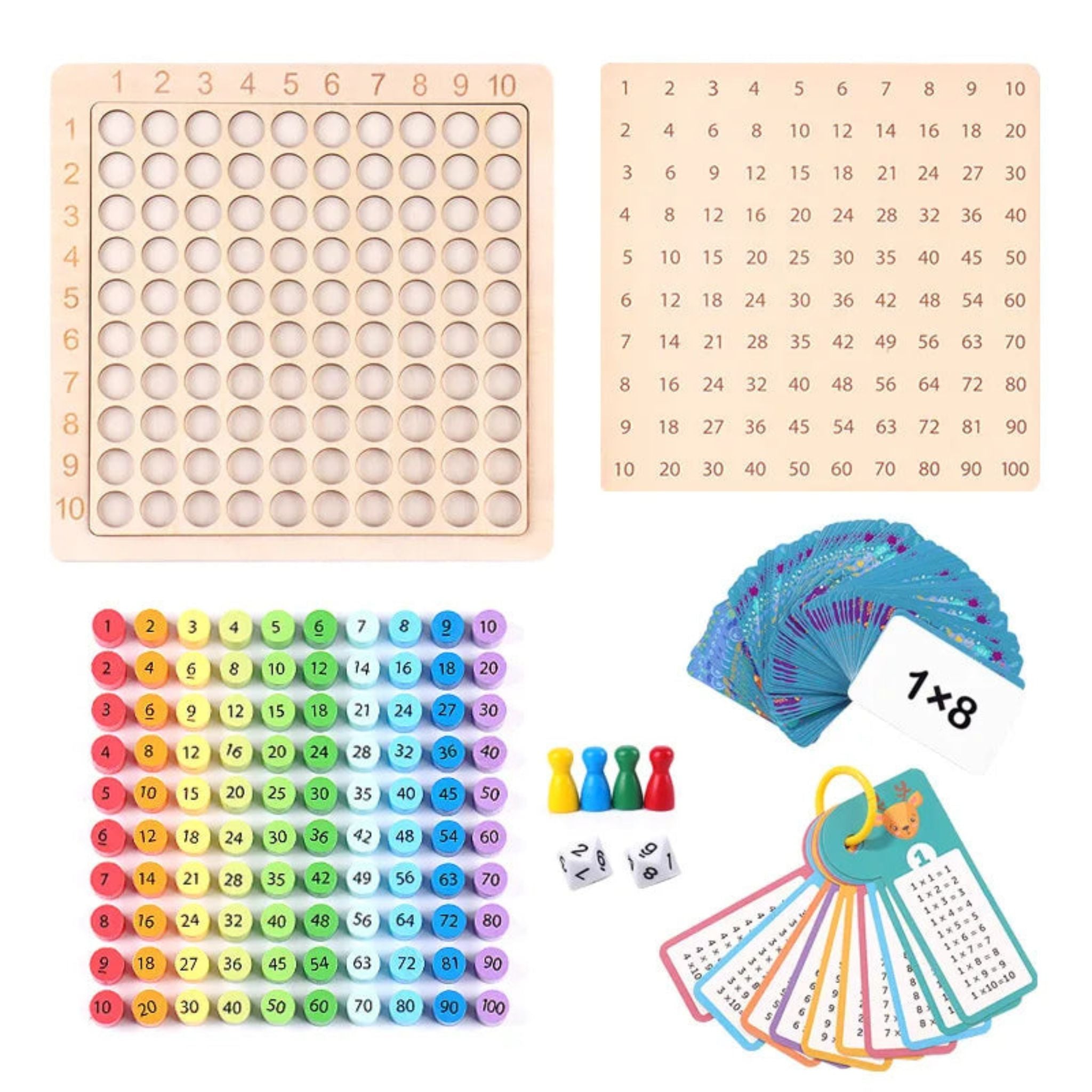 Montessori Multiplication Board Game | Clever Toys Box