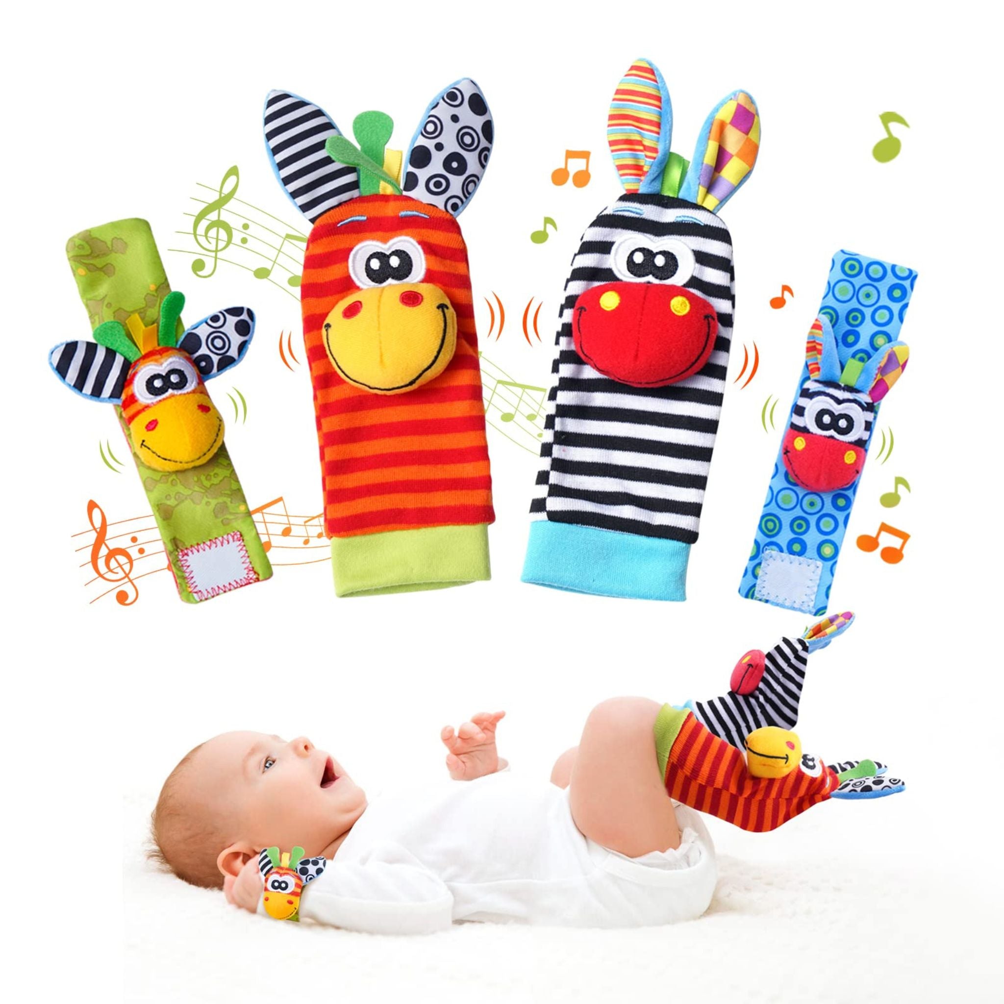 Montessori Rattle Socks Set