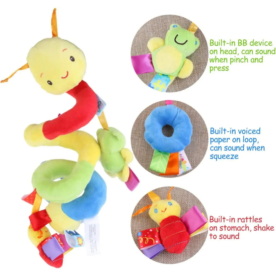 Montessori Soft Bed Wrap Toy